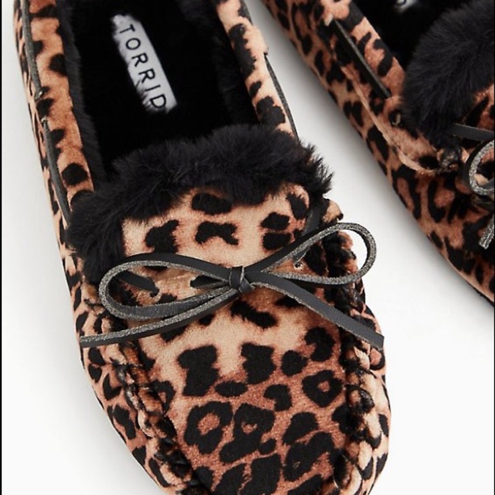 Torrid leopard moccasins